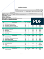 Histórico Escolar: 1 º Semestre