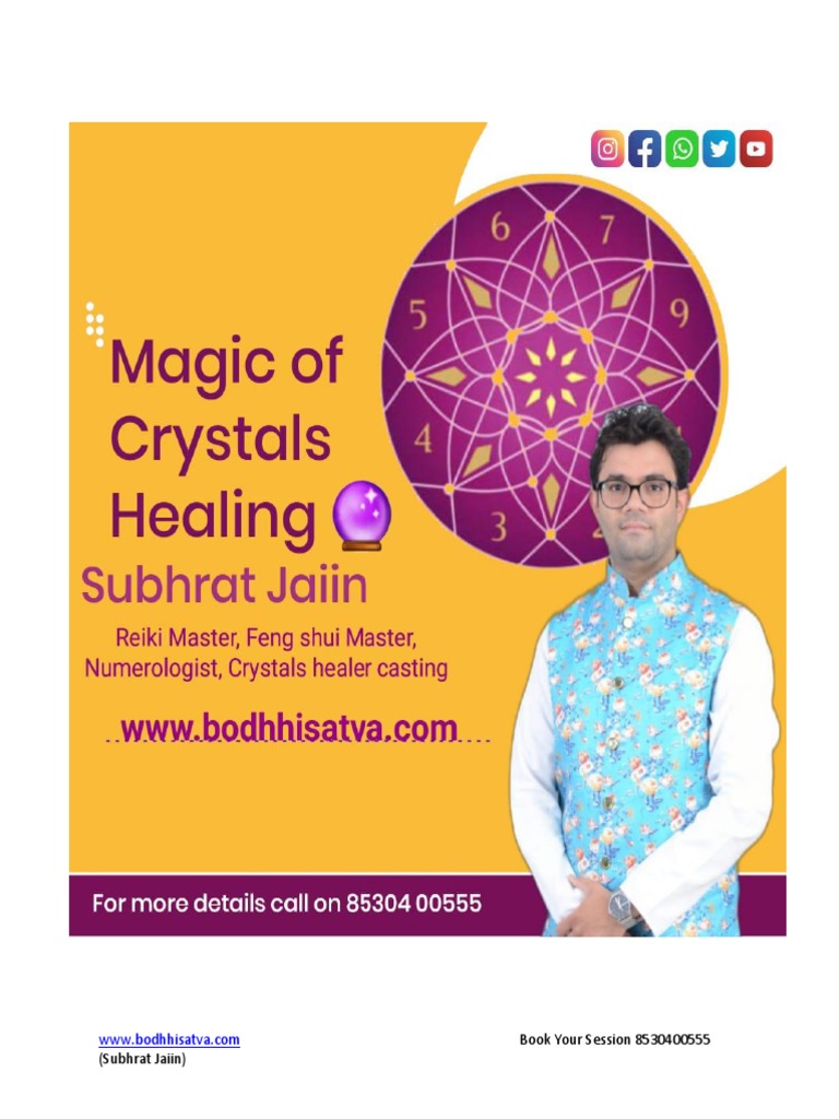 1 Crystal Healing PDF Free PDF Ebook PDF Copyright Chakra