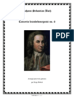 Johann Sebastian Bach: Arrangé Pour Trois Guitares Par Serge Robert