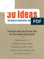 30 Ideas the Ideas of Successful Job Search