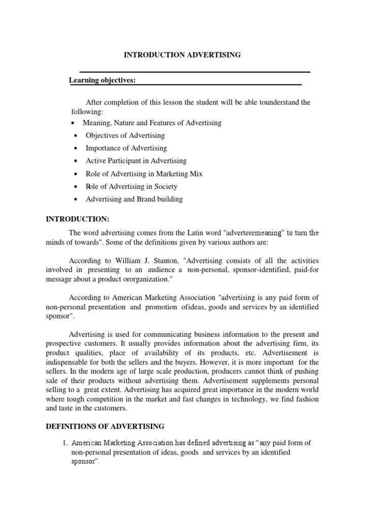 Overview of Advertising Management | PDF | Brand | Advertising