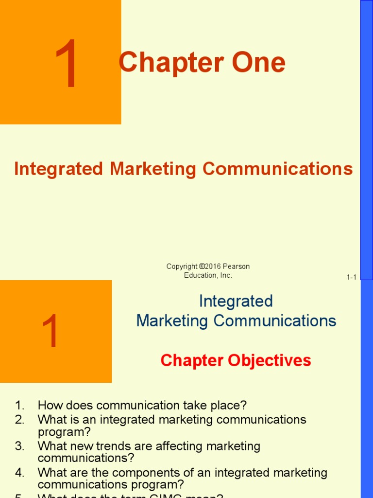 Chapter One - Intergrated Marketing Communications | PDF | Marketing ...