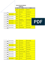 Facultad de Ciencias Jurídicas: No. Silla Facultad Titulo Nombre Apellido
