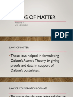 Laws of MATTER