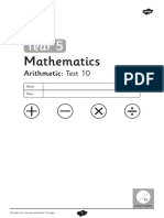 Y5 Arithmetic Full Test 10