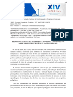 Tecnologias Digitais E Docentes Na Pandemia: Apontamentos Sobre Produções Científicas Na Xiii Anped Sul