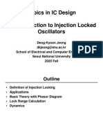 Lec 4 - Injection Locked Oscillators