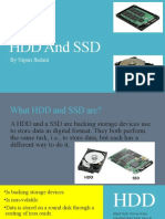 HDD and SSD - Comparative Study For IGCSE