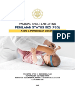 Penilaian Status Gizi (PSG) : Panduan Skills Lab Luring