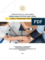 Penilaian Status Gizi (PSG) : Panduan Skills Lab Luring