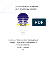 Laporan Kegiatan Praktikum (Biologi) Pembakaran Memerlukan Oksigen