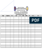 University of Eastern Philippines College of Nursing and Allied Health Sciences VITAL SIGNS SHEET Group A2 (7am - 3pm)