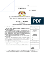 Trialstpm2022 23KelantanP1Question