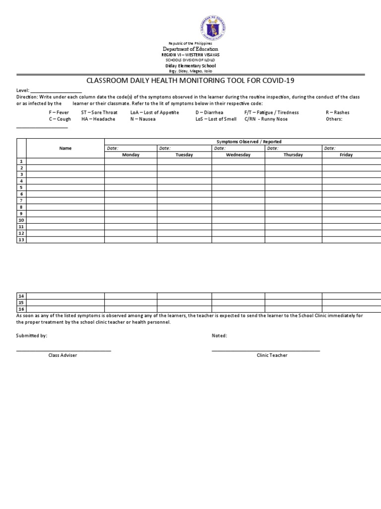 classroom-daily-health-monitoring-tool-for-covid-19-diday-elementary