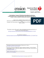 Cardiovascular Events: Systematic Review and Network Meta-Analyses Chlorthalidone Compared With Hydrochlorothiazide in Reducing