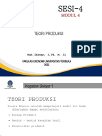 Modul 4: Teori Produksi