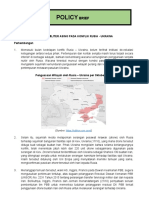 Usulan Policy Brief BSKLN Re Bantuan Mılıter Terhadap Ukraına Pada Perang Rusıa-Ukraına (Oktober 2022)