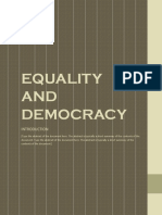 Equality AND Democracy