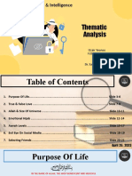 Thematic Analysis: Business Research & Intelligence