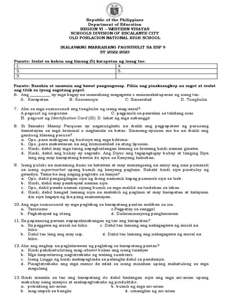 Q2 Esp9 | PDF