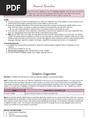  - 2023 Personal Narrative Prompt & Outline (Howland) - Google Docs