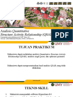Analisis Quantitative: Structure Activity Relationship (QSAR)