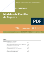 Módulo 6 Material Complementario - Modelos de Planillas de Registro