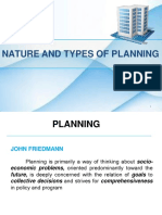 Nature and Types of Planning