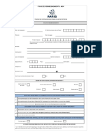 Fiche de Renseignements - Abv: L'ensemble Des Pièces Fournies Doivent Être Lisibles Et Le Dossier Doit Être Complet