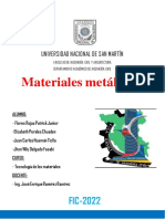 Materiales Metálicos