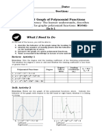 Graphs of polynomial functions