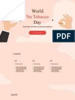 World Day: No Tobacco