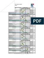 Carrera Arte y Diseño Gráfico - Horario Primer Parcial