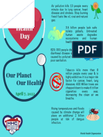 World Health Day: Our Planet Our Health