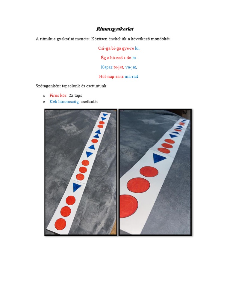 Ritmusgyakorlat | PDF