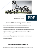 Manajemen Kinerja - PELAKSANAAN KINERJA Idah Kusuma Dewi - STIEPARI