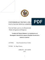 Universidad Tecnica de Ambato: Facultad de Ciencias Administrativas