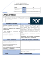 Sesion Mat. Propiedades de La Multiplicación