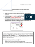 MEC 481 Materials Science Individual Assignment