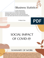 Business Statistics Social Impact of Covid-19