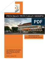 Pedoman Penulisan Skripsi