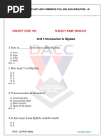 Sybca Bigdata MCQ