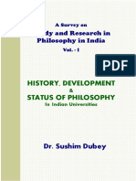 Vol 1 History and Status of Philosphy