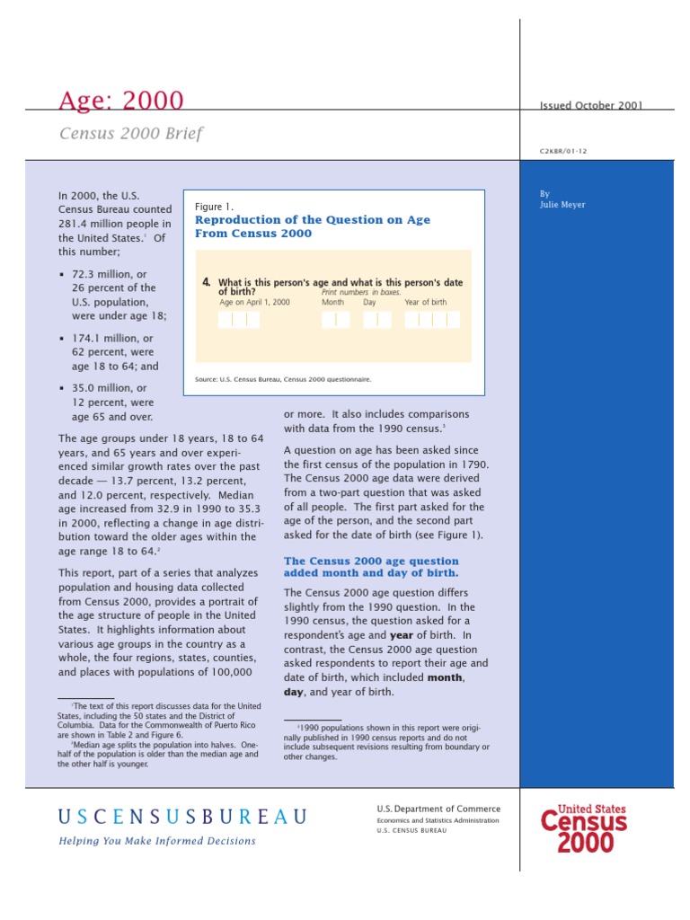 Census 2000 Brief: C S B E | PDF | Northeastern United States | Race ...