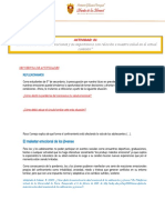 Reconocemos Nuestras Emociones y Su Importancia Con Relación A Nuestra Salud en El Actual Contexto