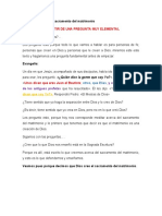 Catequesis Sobre El Sacramento Del Matrimonio