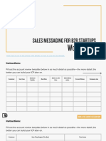 Sales Messaging For B2B Startups: Worksheets