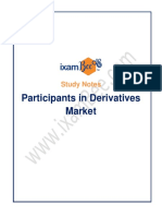 Derivatives Participantsin Derivative Markets