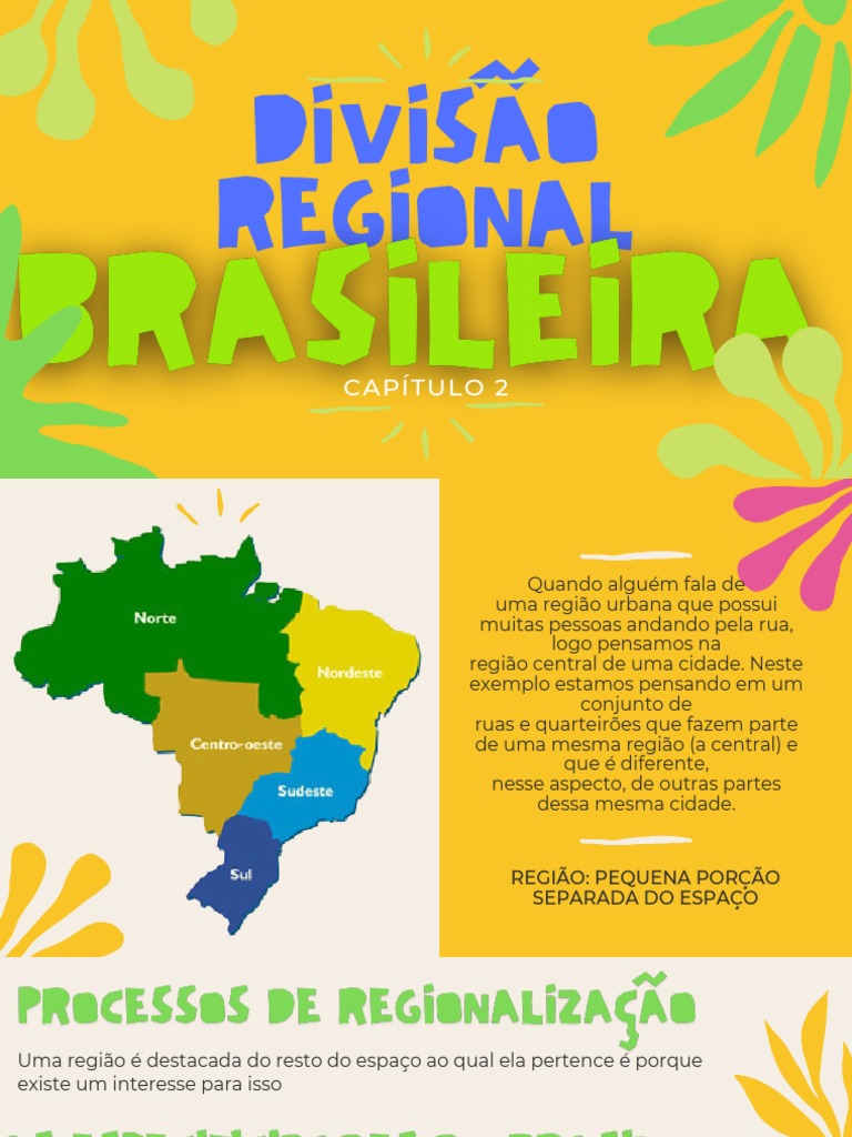 Regionalização do Brasil no 7º Ano | PDF | Geografia | Brasil