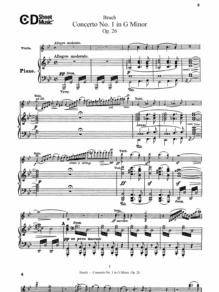 Bruch Violin Concerto PDF